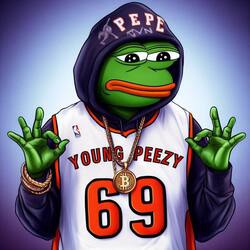 Young Peezy AKA Pepe logo